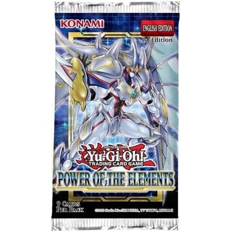 Yu Gi Oh Trading Card Game Power Of The Elements 1 Sealed Booster