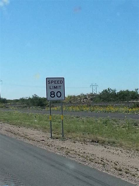 West Texas Speed Limit Speed Limit Highway Signs Speed
