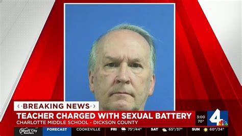 teacher charged with sexual battery youtube