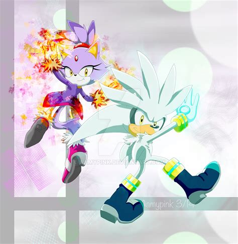 Silver And Blaze Cover By Aamypink On Deviantart