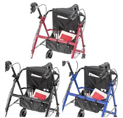 Drive Medical Aluminum Rollator With 6 Casters