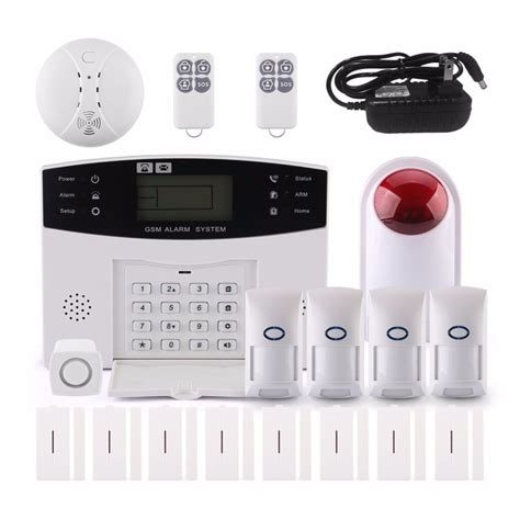 Gsm Lcd Wifi Smart Home Burglar Security Alarm System 433 Intelligent