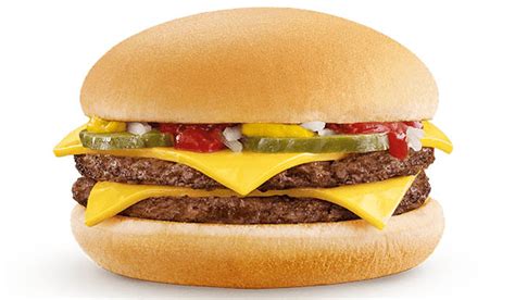 Mcdonalds Double Cheeseburger And Fries For 250 Fast Food Watch