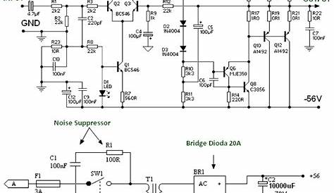 150W Power Amplifier using Transistor - Amplifier Circuit Design