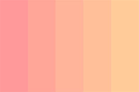 Aesthetic Peach Color Codes Sunset Ts And Merchandise Redbubble
