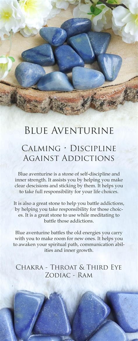 Blue Aventurine Crystal Tumbled Stone Polished Stone Etsy Spiritual