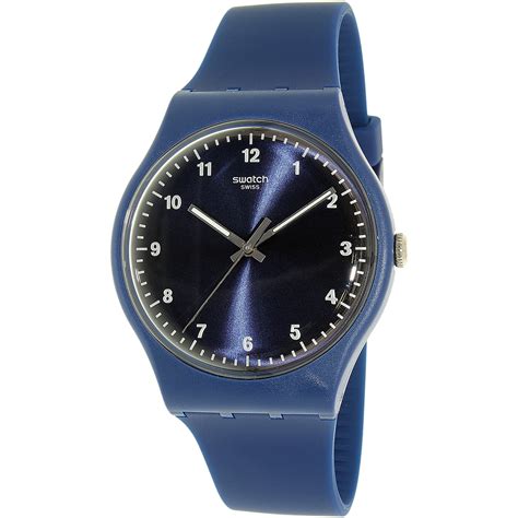 Swatch Swatch Men S Originals Suon116 Blue Silicone Swiss Quartz Free