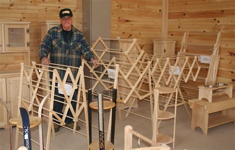 Take each of your 48″ long 2″ x 4″ pieces and mark 1 1/2″ down on one end of each piece. Wooden Drying Rack Woodworking Plans PDF Woodworking