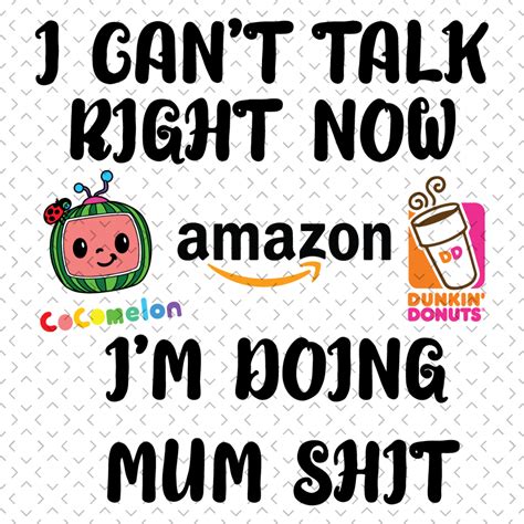 Mum I Cant Talk Right Now Cocomelon Svg Mothers Day Svg Mu Inspire