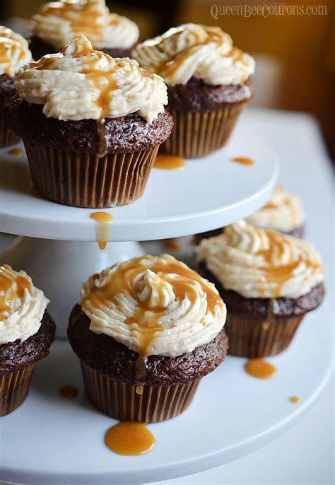 Salted Caramel Mocha Cupcakes With Buttercream Frosting