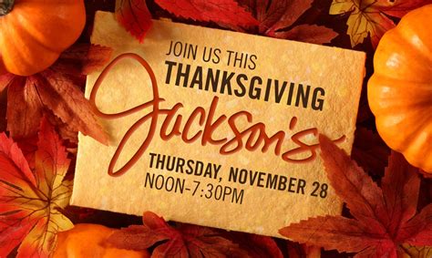 Thanksgiving 2019 dinners in naples in bakery and local with typical turkey dishes. Thanksgiving Dinner 201911/28/19 - Jacksons Bistro