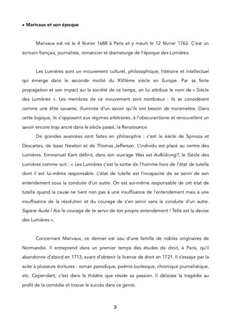 Les Fausses Confidences, Marivaux, dossier pédagogique - Fichier PDF