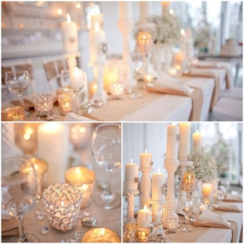 Glamorous Candle Wedding Centerpieces A Wedding Blog