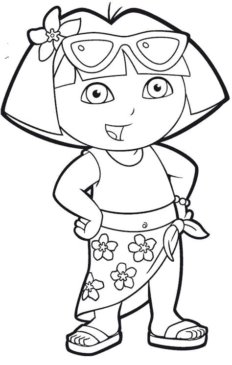 We love summer because it's the perfect time of the year to swim in a lake, build that's what inspired us to create these summer fun coloring pages! Pin by Elizabeth Greenup on Kids | Dora coloring, Disney ...