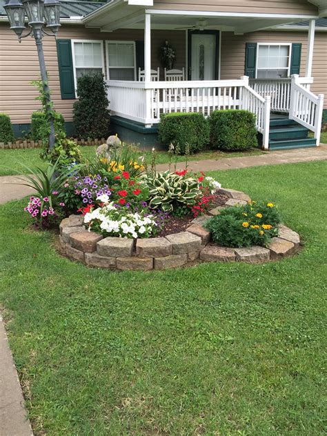 I love the idea of a low wall that has a built. 50 New Front Yard Landscaping Design Ideas | Cheap ...