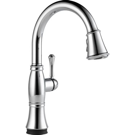 Installing a new delta kitchen faucet is not too difficult when you have the right tools and instructions to follow. The Cassidy™ Single Handle Pull-Down Kitchen Faucet with ...