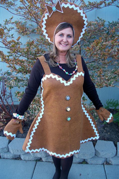 Gingerbread Girl Costume Gingerbread Outfit Christmas Costumes