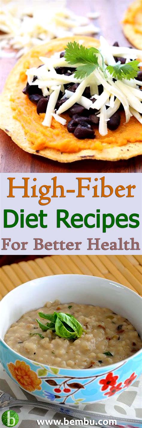 Give us all of the apples and peanut butter. 15 Best High-Fiber Diet Recipes for Better Health ...
