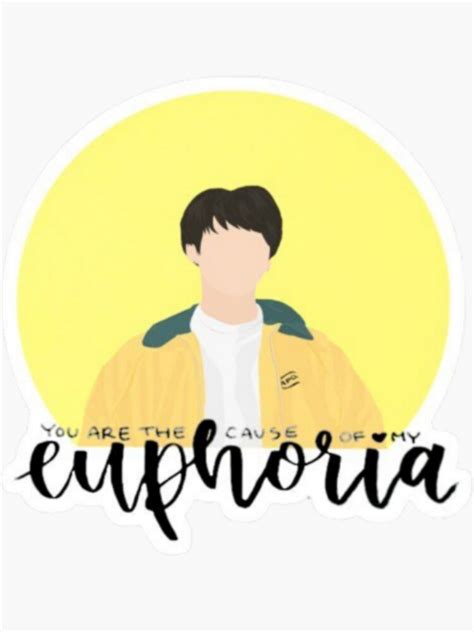 Bts Arm Bangtan Euforia Joungkook Sticker For Sale By Stanan