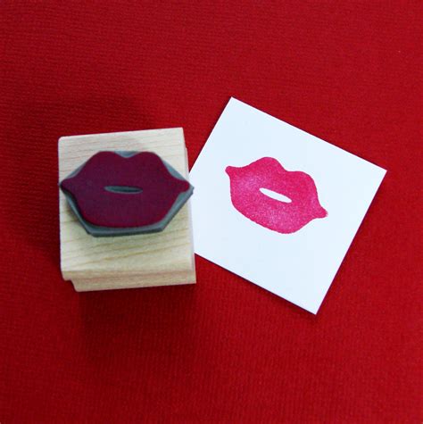 Luscious Lips Rubber Stamp