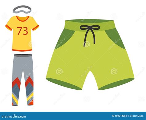 Sportswear Running Clothes Stock Vector Illustration Of Active 102244352