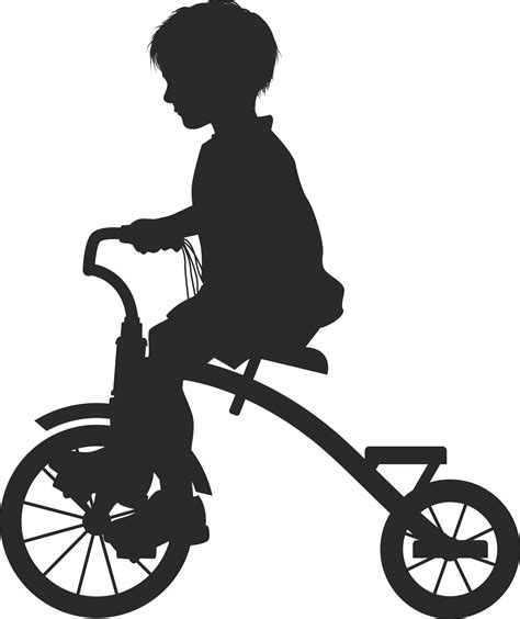 Silhouette Cyclist Collection Of Bicycle 20 Free Dxf File For Free