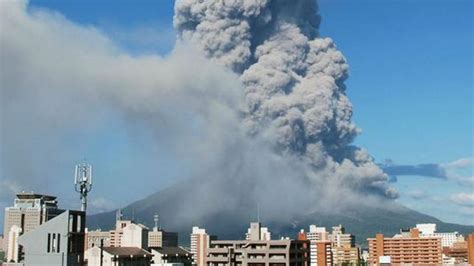 Volcano Eruption Weather Mount Sakurajima Kagoshima Ash The Old