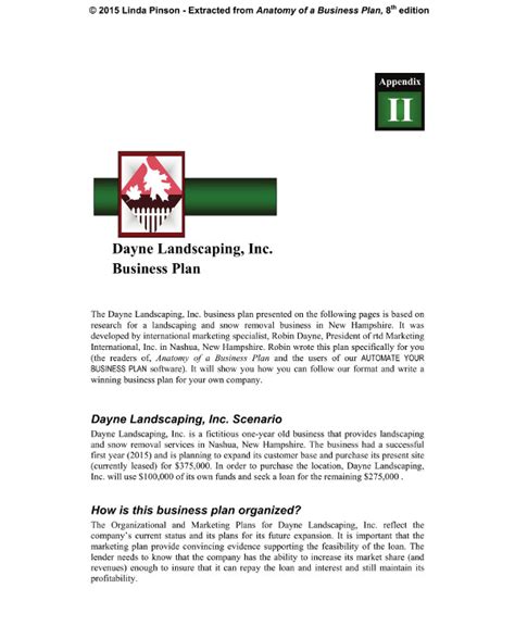 Components of a business plan executive summary. 10+ Lawn Care Business Plan Template Examples - PDF, DOC ...