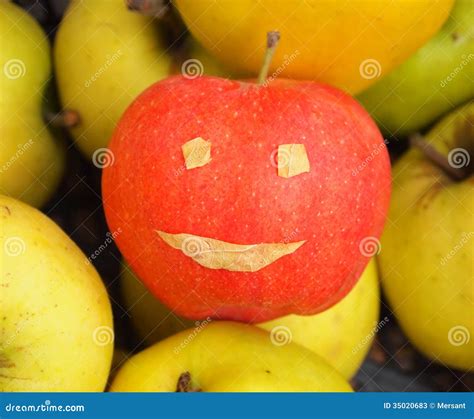 Apple Face Stock Image Image Of Apples Natural Green 35020683