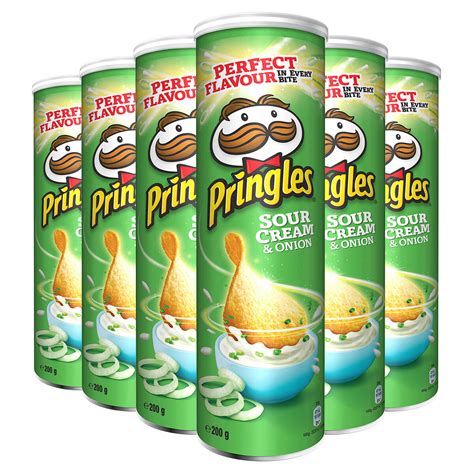 Pringles Sour Cream And Onion Crisps 6 X 200g Costco Uk