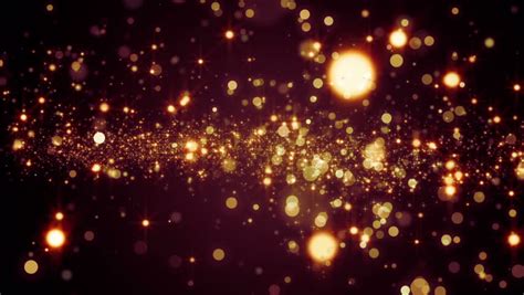 Space Orange With Particles And Stock Footage Video 100 Royalty Free