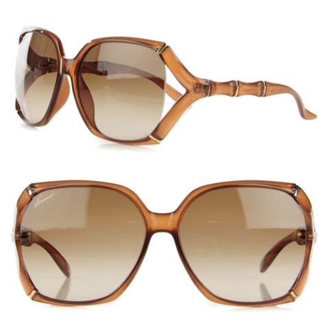 Gucci Bamboo Effect Sunglasses 3508 S Brown 125031