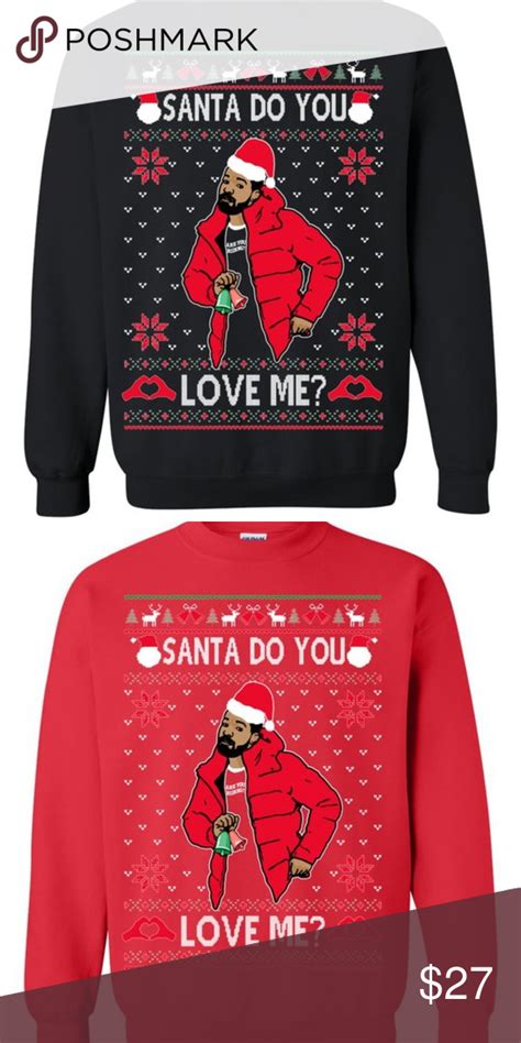 Santa do you love me, Kiki do you love me sweater NWT | Custom