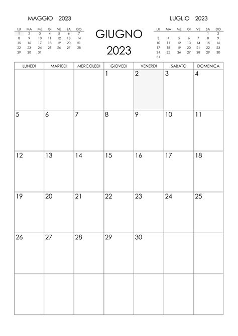 Calendario Giugno 2023 Da Stampare 441ld Michel Zbinden Ch