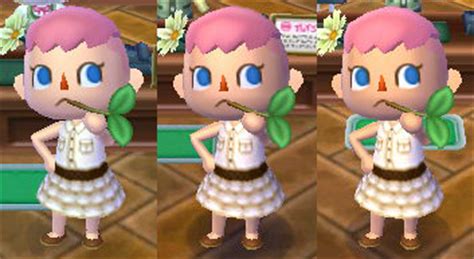• dress • hair wreath i hope people use this. re: Tanning season - Page 2 - Animal Crossing: New Leaf ...