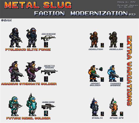 Metal Slug Faction Modernization Part2 By Apr01 Dezkan On Deviantart