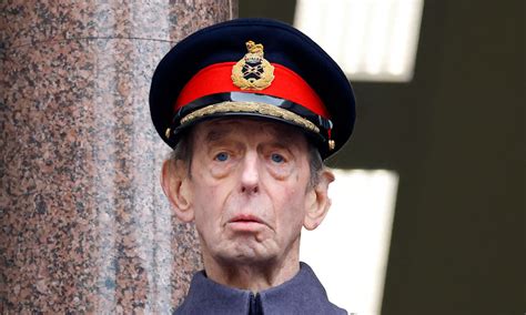 Duke Of Kent Suffers Wardrobe Mishap During Royal Outing Alongside
