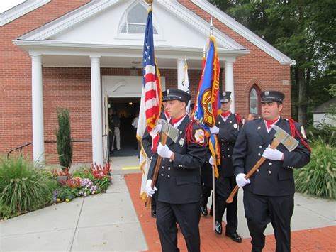 Onlookers were also urged to refrain from entering the area, and keep the area clear for emergency vehicles to pass. St. Eugene Mass honors 9/11 sacrifices | Rhode Island Catholic