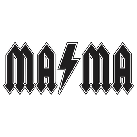 Acdc Mama Vector Mama Acdc Vector Image Svg Psd Png Eps Ai