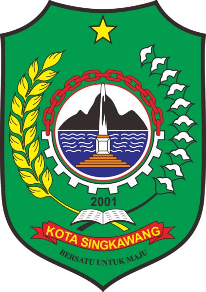 Logo Kabupaten Kota Logo Kota Singkawang Kalimantan Barat