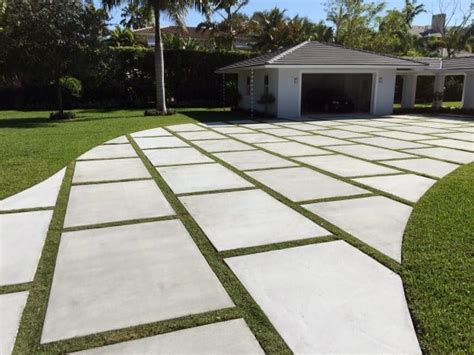 Top 50 Best Concrete Driveway Ideas Front Yard Exterior Designs