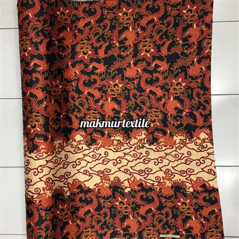 Jual Kain Batik Sutra Halus 38 Batik Silky Batik Megah Mendung Shopee Indonesia