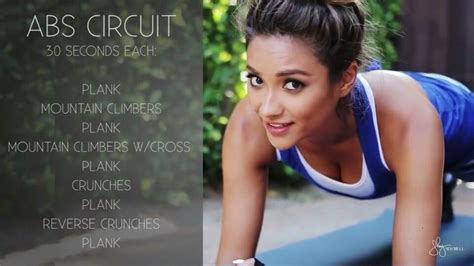 Shay Mitchell Workout Routine More Healthy Fitness You Fitness