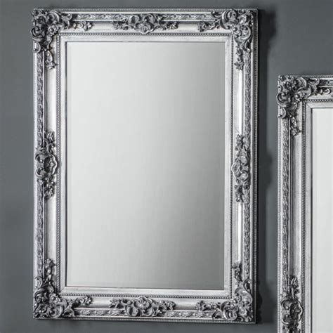 Altori Antique French Style Rectangle Mirror Silver Ornate Mirrors
