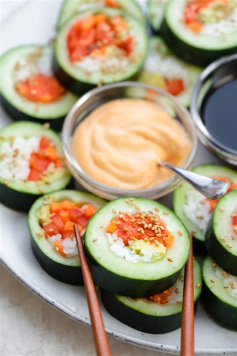 Cucumber Sushi Feelgoodfoodie