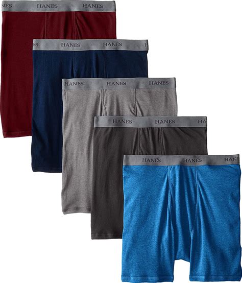 Hanes Men S 5 Pack Ultimate Freshiq Boxer With Comfortflex Waistband Brief Assorted Colors Xx