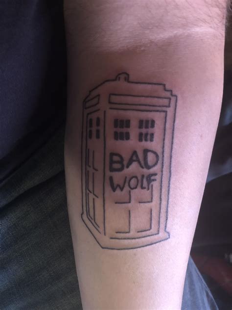Simple But Effective For My First Tattoo Rdoctorwho