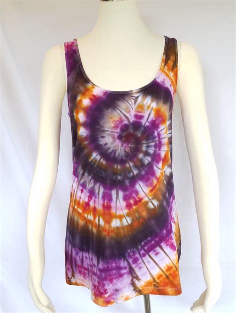 Tie Dye Tank Top Size Large Spiral