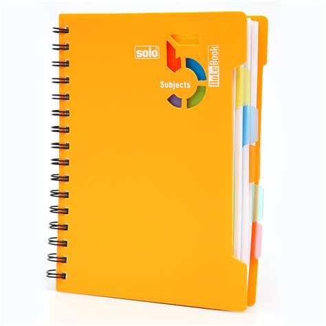 Solo Premium 5 Subject Notebook B5 70 Gsm 300 Pages Single Ruled