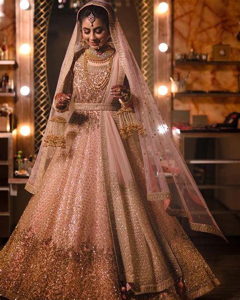 Pink Bridal Lehenga Wedding Lehnga Indian Bridal Lehenga Indian Bridal Fashion Indian
